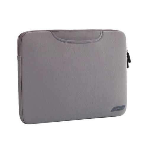 15.4 Inch Portable Air Permeable Handheld Sleeve Bag ForBook Air / Pro, Lenovo And Other Laptops, Size: 38x27.5x3.5cm (Grey)