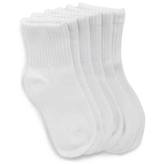 White Cotton School Socks-3 Pairs (6 Legs) Unisex