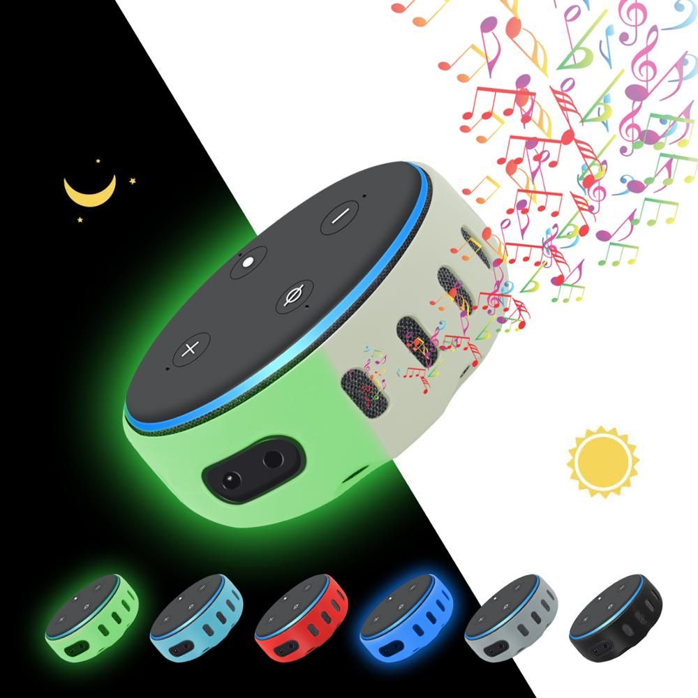 Speaker Silicone Protective Case With For Alexa Echo Dot