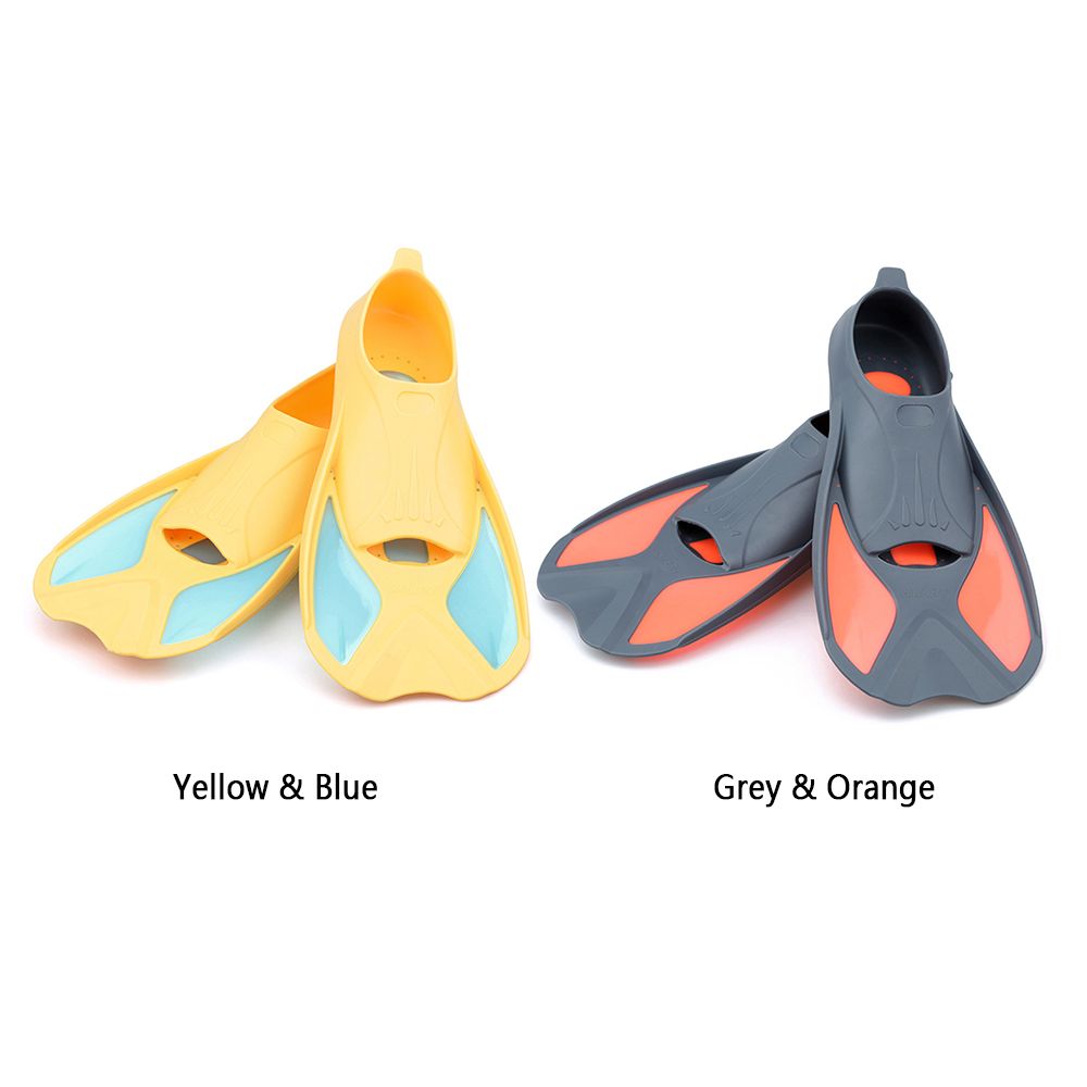 Kids Short Light Swim Fins Flippers For Swimming Snorkeling