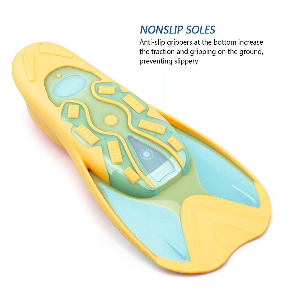 Kids Short Light Swim Fins Flippers For Swimming Snorkeling