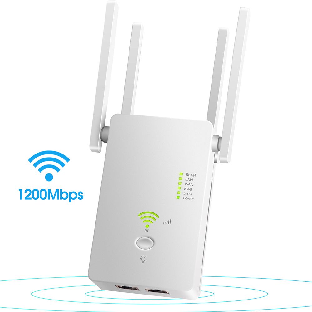 AC1200Mbps Wireless Access Point Long Range Extender 802.11n