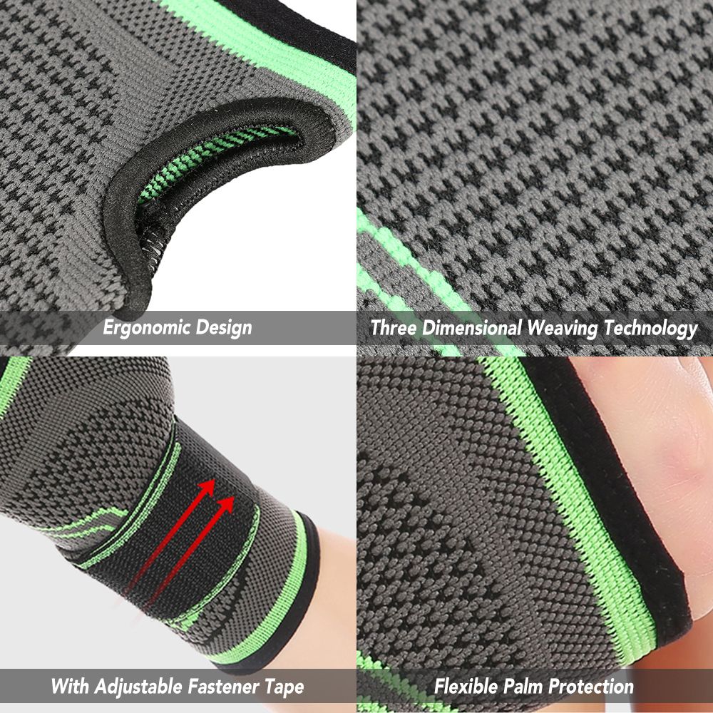 Wrist Support Sleeve Half-Finger Wrist Band Wrist Palm