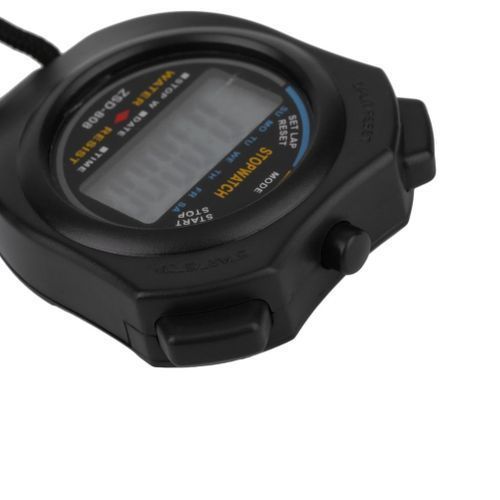 Stopwatch Handheld Digital LCD Sports Chronograph Counter Timer