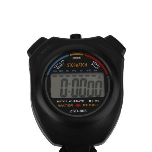 Stopwatch Handheld Digital LCD Sports Chronograph Counter Timer