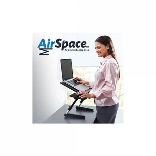 Portable  Adjustable Laptop Table Desk Stand+ Mouse Pad Tray