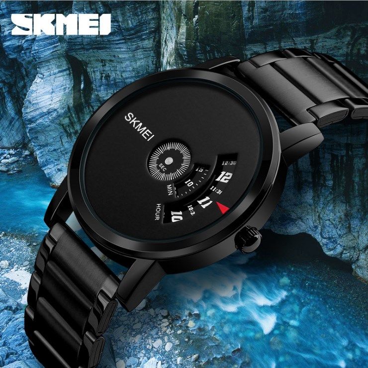 Mens Watches Quartz Luxury Waterproof Stainless Steel Watch