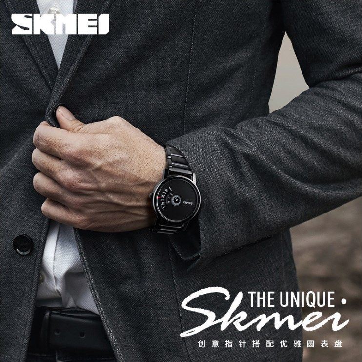 Mens Watches Quartz Luxury Waterproof Stainless Steel Watch