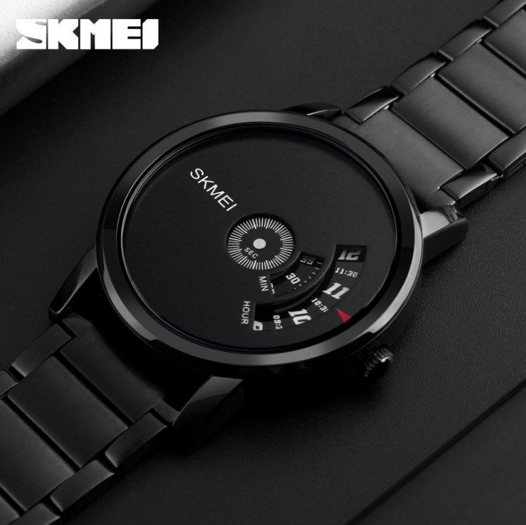 Mens Watches Quartz Luxury Waterproof Stainless Steel Watch