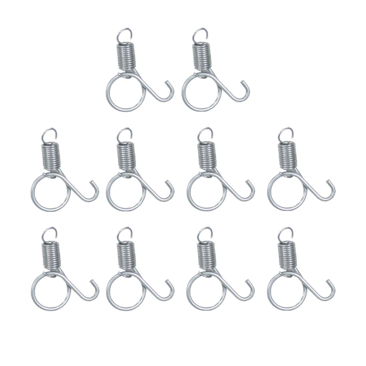 10 Packs Elastic Spring Latches Hooks For Bunnies Wire