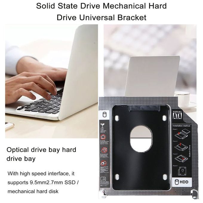 Hard Disk Drive Adapter HDD SSD SATA Bracket For 2.5-inch SATA Hard Disk