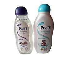 200ml Pears Baby Oil + 200ml Lotion - Good For All Skin