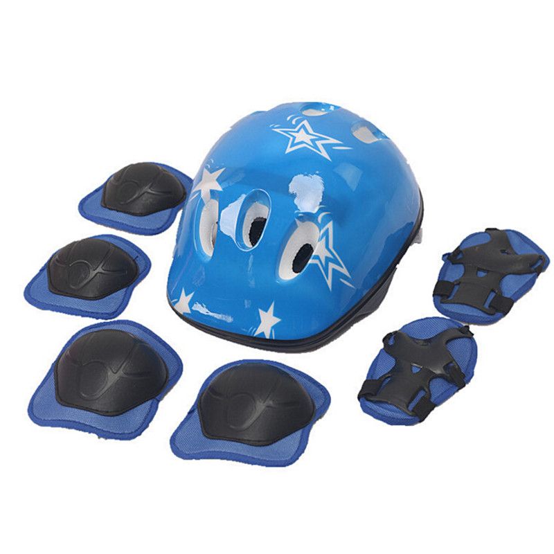 6 Pcs 4-16 Years Kids Elbow Knee Pads Cycling Sports Safety