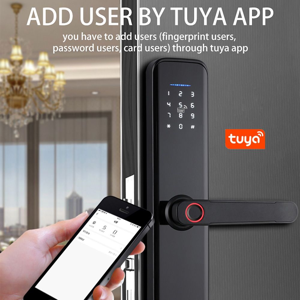Tuya Smart Lock Fingerprint Lock Door Lock Keypad Door Lock