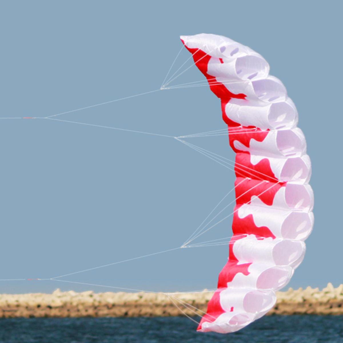 Kiteboarding Dual Line Stun Power Kite Surfing Giant Paragliders