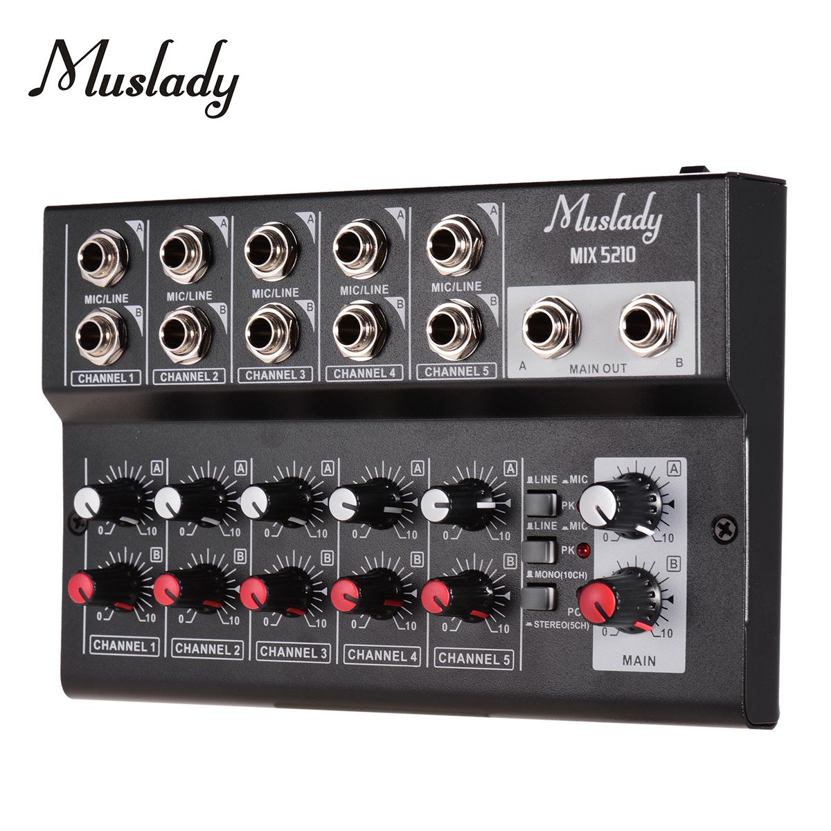 MIX5210 10-Channel Mixing Console Digital Audio Mixer
