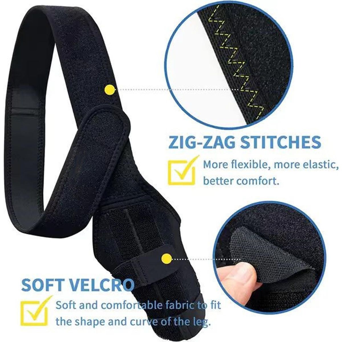 Pet Knee Pads Fixed Arthritis Ankle Recovering Pet Leg Sleeve Black