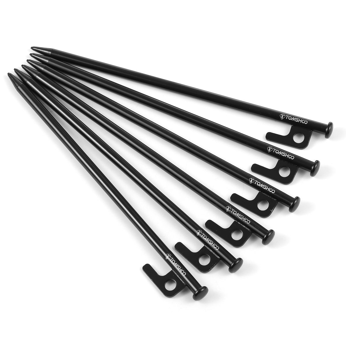 12 Inch Tent Pegs 6PCS Heavy Duty Steel