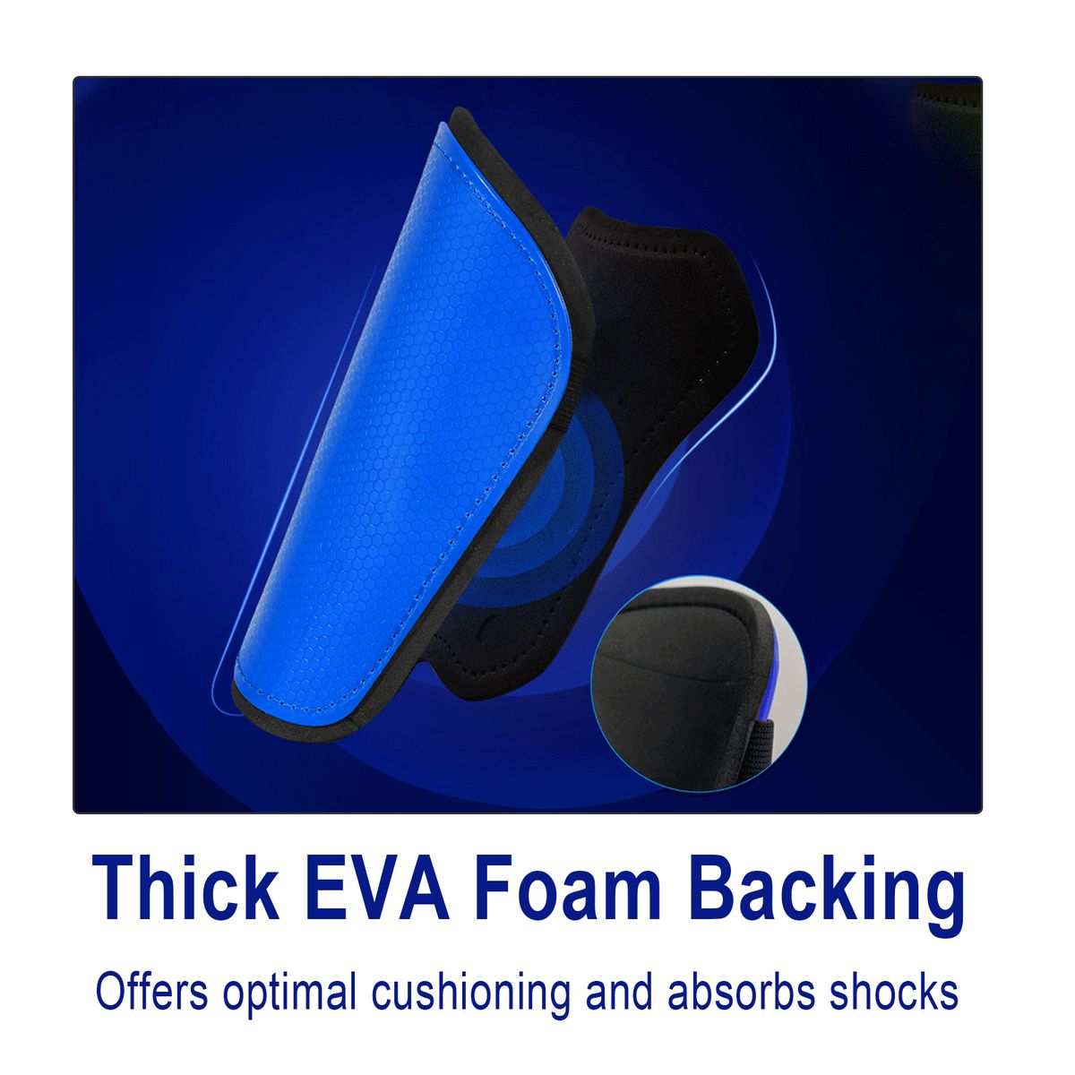 Soccer Shin Guard With Ankle Protector And Adjustable