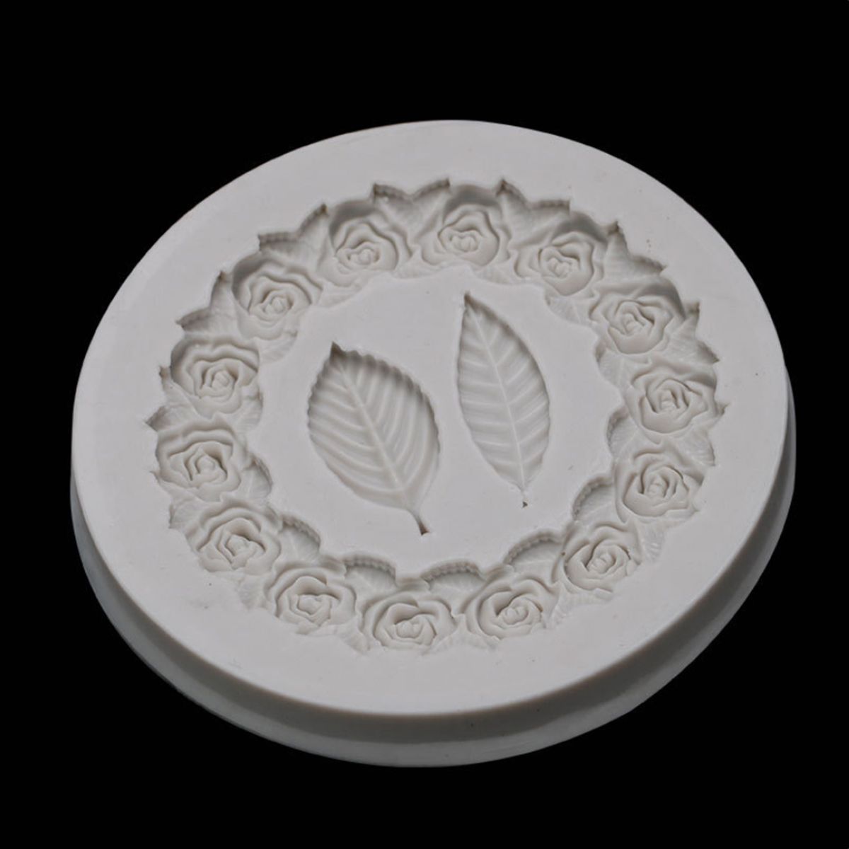 Wreath Leaf Silicone Liquid Mold Kitchen Cake Chocolate DIY