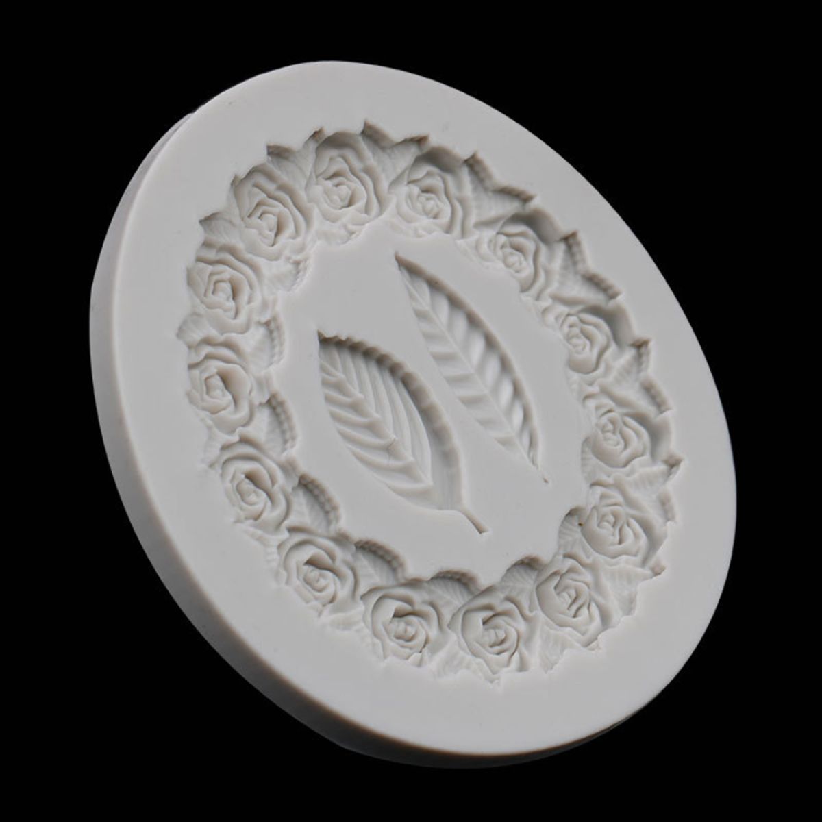 Wreath Leaf Silicone Liquid Mold Kitchen Cake Chocolate DIY