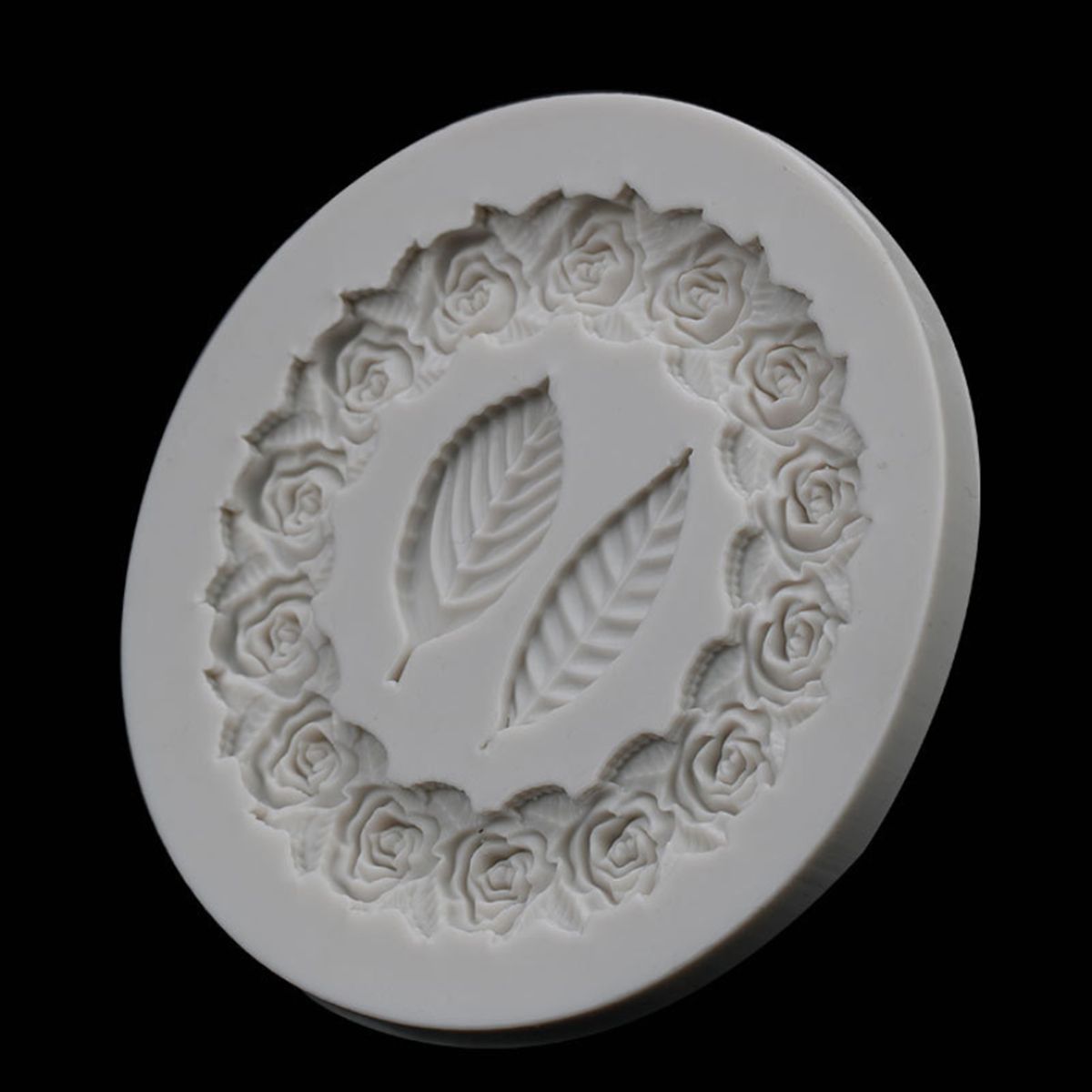 Wreath Leaf Silicone Liquid Mold Kitchen Cake Chocolate DIY