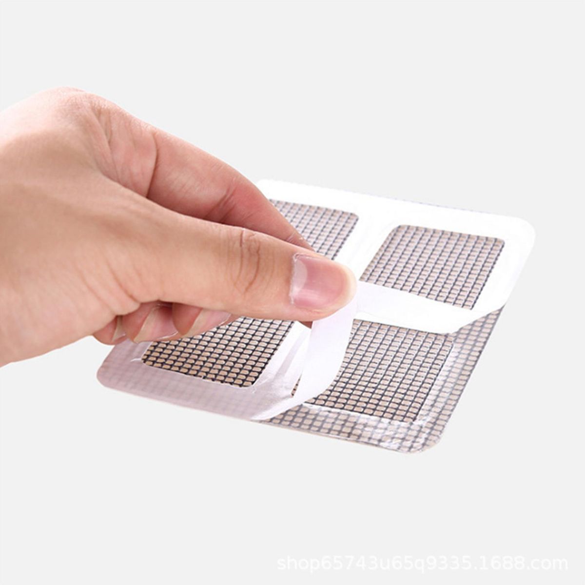 10PCS Window Screen Repair Kit Tape 4 x 4 Inch Strong Adhesive Waterproof Cover Mesh Sticky Wires Patches for Door Window Screen Covering up Holes DIY Repairment
