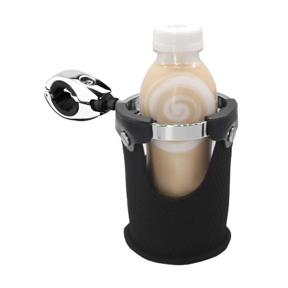 Motorcycle Cup Holder Beverage Drink Can Handlebar Mount 360° Rotation Universal Water Bottle Holder for Motorcycle ATV UTV Kayak Marine Boat 7/8in to 1 1/4in Handlebar