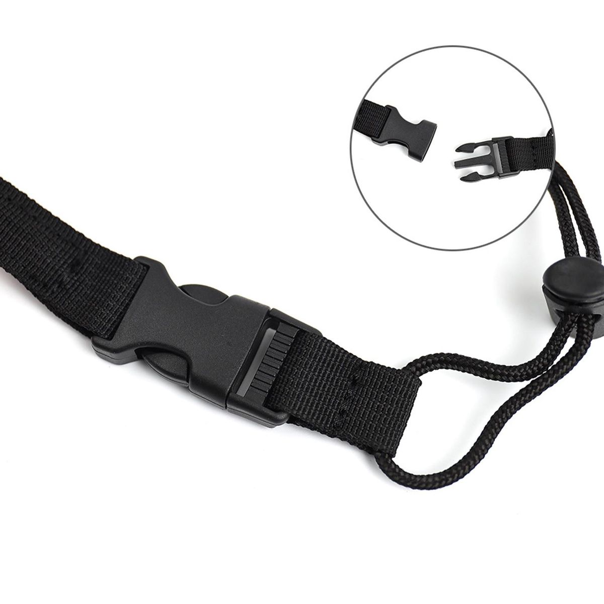 Fishing Rod Tie Rope Surfboard Ankle Paddle Leash Black