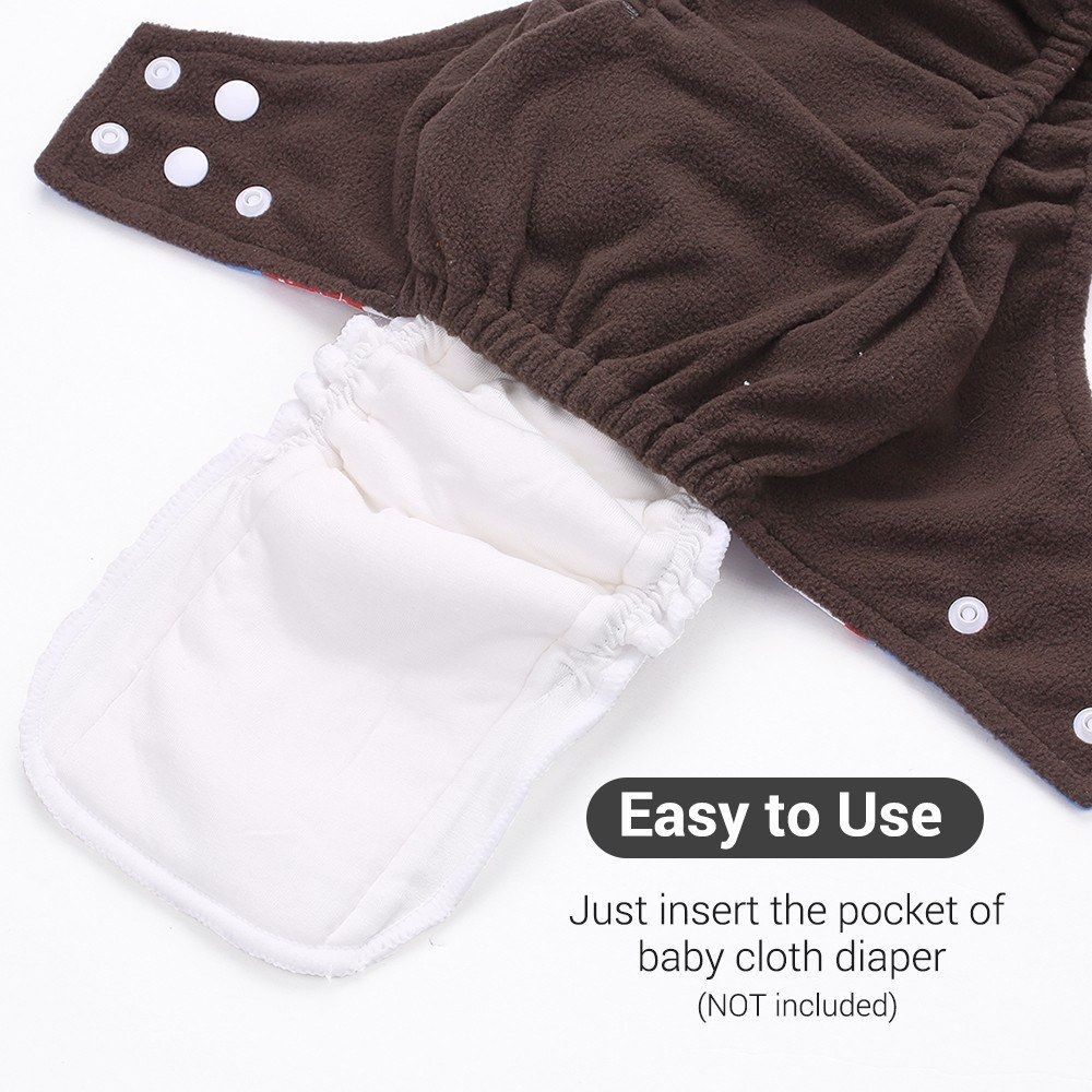Washable Diaper Pad Pack Of 5 Bamboo Cotton Changing Pads