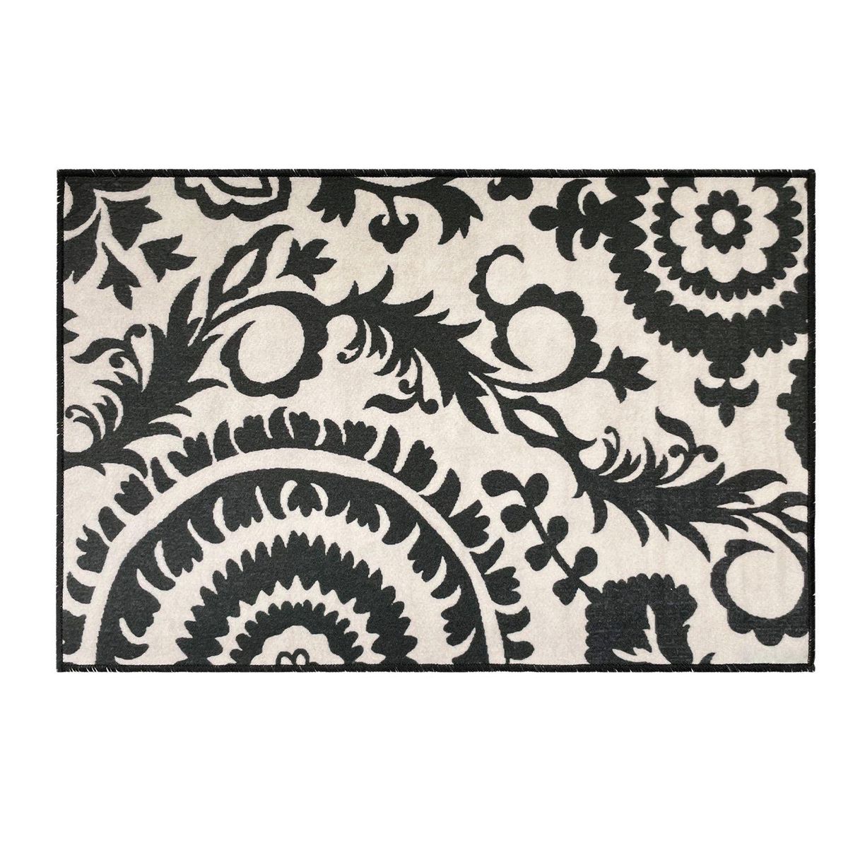 1/6 Model Furniture Accessories Mini Carpet, Black White