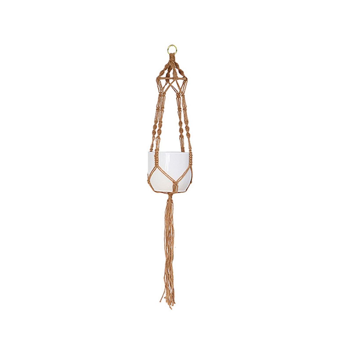 Flower Pot Net Home Room Wall Braided Flowerpot Net Bag A