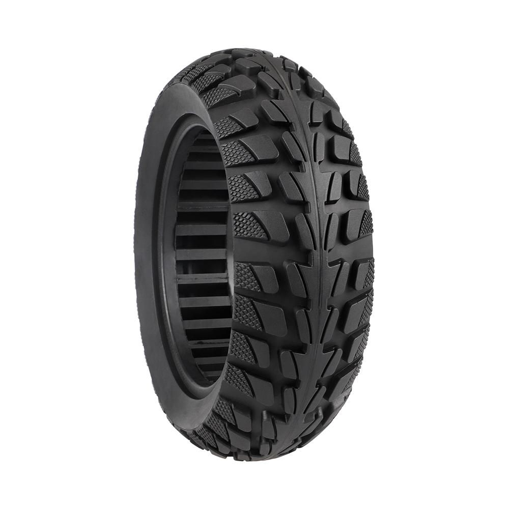 10x2.7-6.5 Solid Tire 10 Inch Electric Scooter Explosion-Proof Tubeless Tire Front/Rear Off-Road Tire Inner Hollow Non-Pneumatic Tire