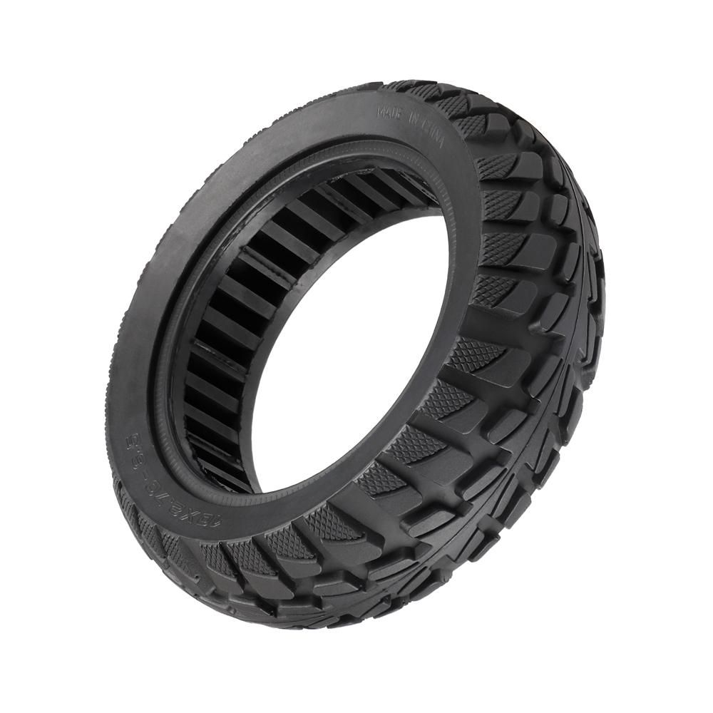 10x2.7-6.5 Solid Tire 10 Inch Electric Scooter Explosion-Proof Tubeless Tire Front/Rear Off-Road Tire Inner Hollow Non-Pneumatic Tire