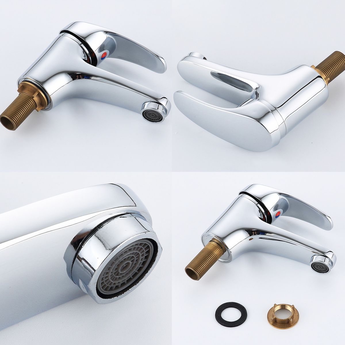 Bathroom Sink Faucet Single Handle Brass Kitchen Basin