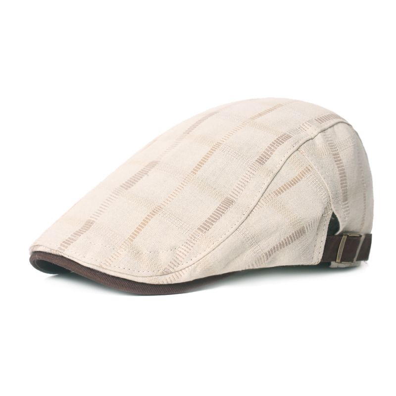 Women Men Duckbill Newsboy Cap Thin Cabbie Ivy Flat Hat