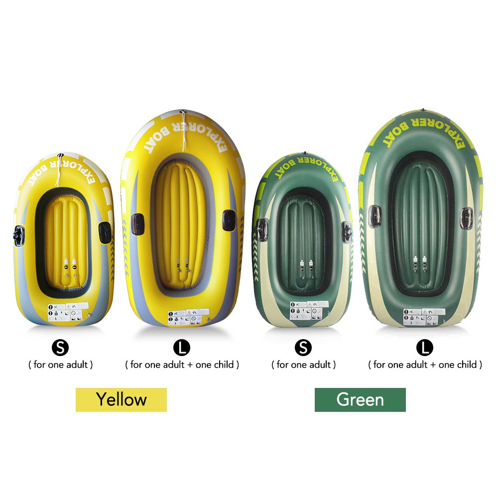 Inflatable Boat Fishing Boat For 1 Adult   1 Child Summer