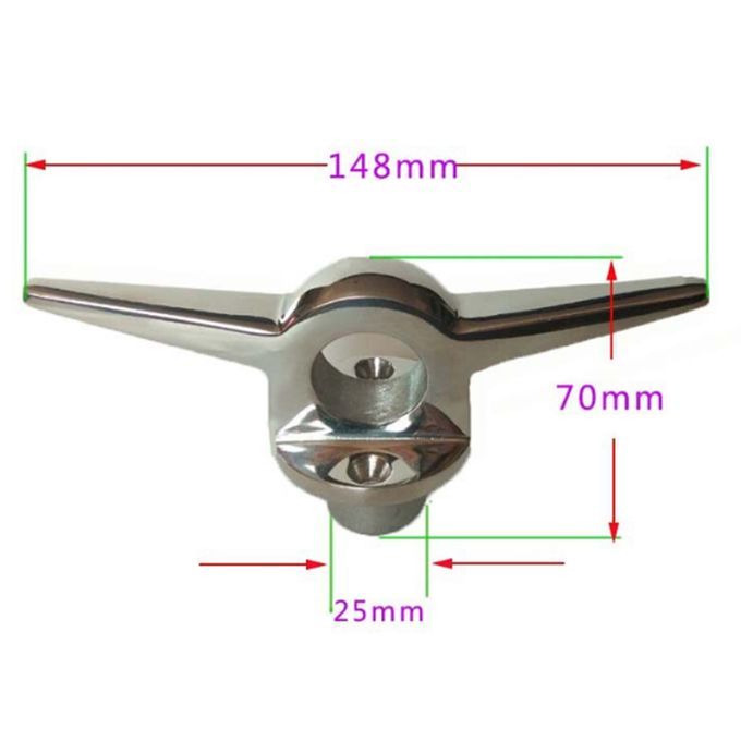316 Grade Stainless Steel Lifting Ring Cleat 6 Fits Boat Marine Yacht