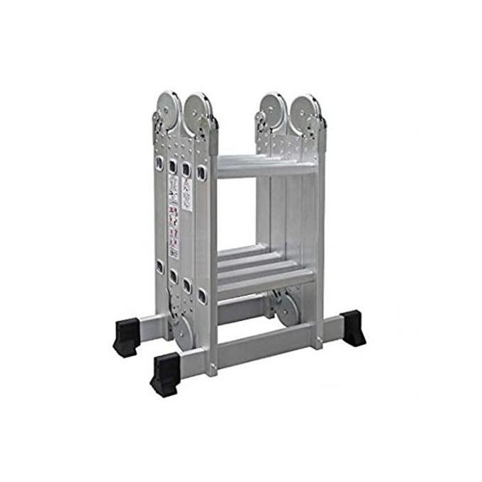4 X 2 Multipurpose Aluminium Ladder With Twin Stabilizers