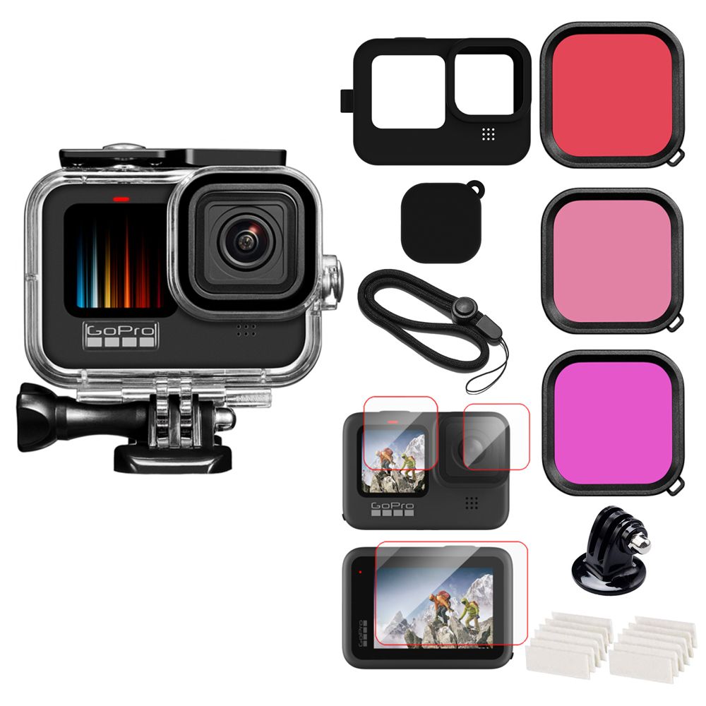 For GoPro Hero 11 10 9 Black Case Waterproof 60M Housing Diving Protective