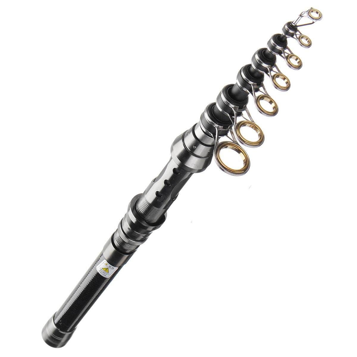 Portable Superhard Carbon Fiber Telescopic Rod Spinning Pole 2.4 M 2.4M