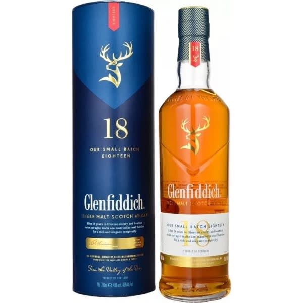18 years Whiskey 70cl 40% acl. (Single Bottle)