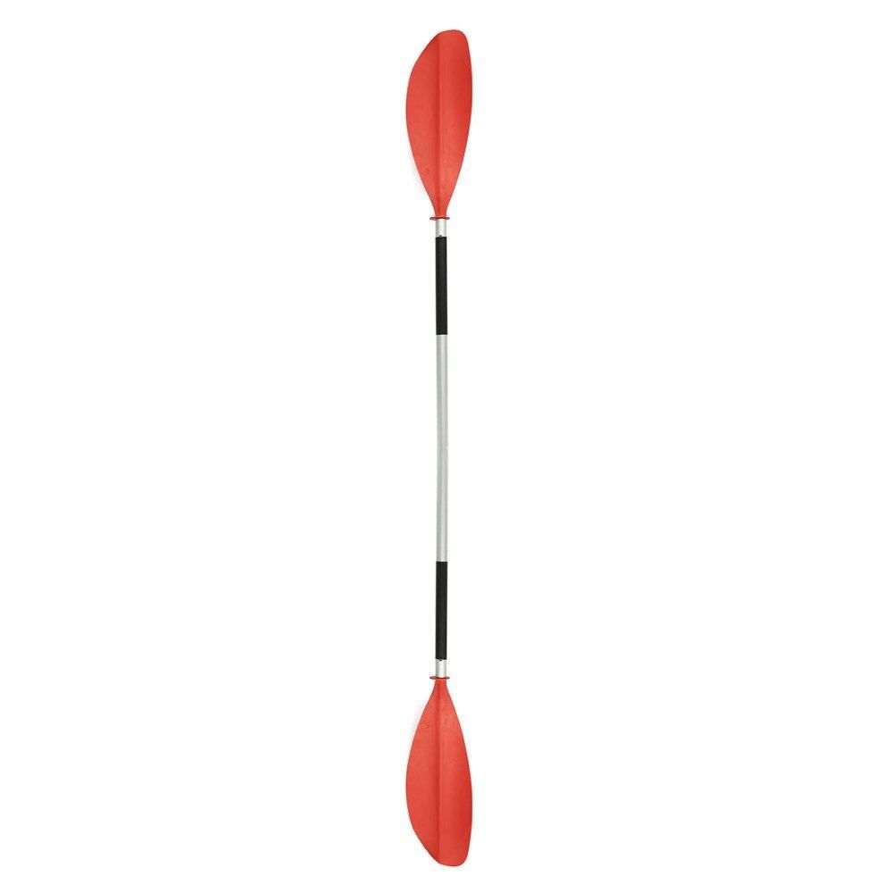 213cm Double-Ended Detachable Aluminum Afloat Boat Kayak Paddles Raft Canoe Oars Red Gules