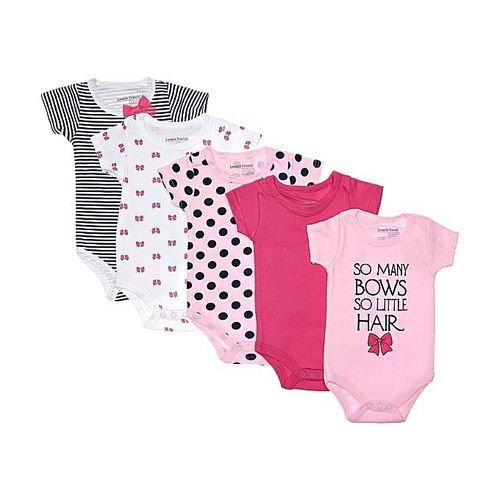 Baby Girls 5 In 1 Body Suit Gift Set