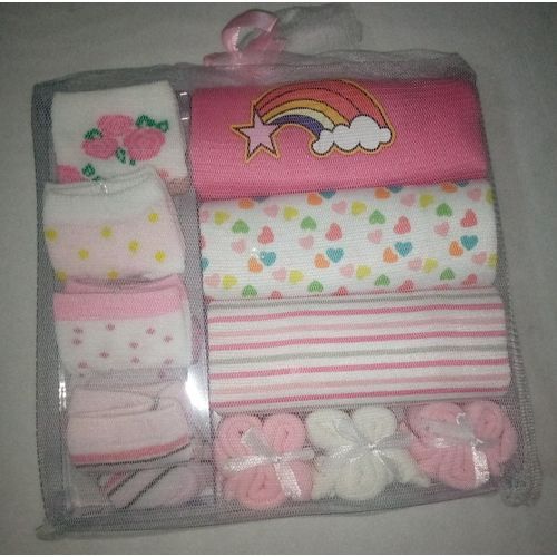 Unisex Baby Girl New Born Gift Pack (Bodysuits) - 10in1