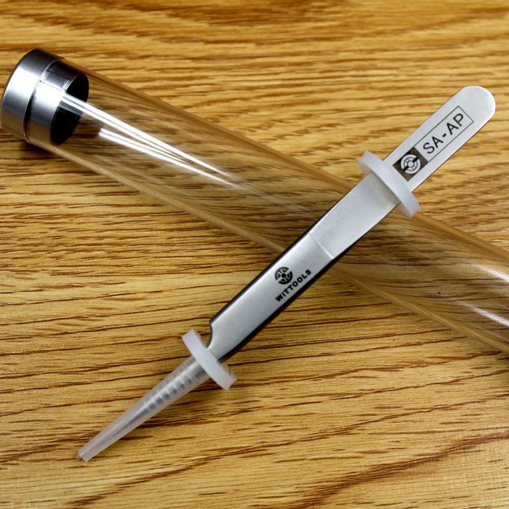 Industrial Tweezers SA-AP Precision Tools For Repairing Mobile Making Jewelry Laboratory Work Hobby Blackhead Remover