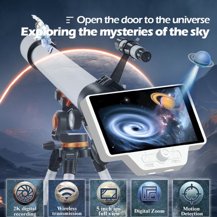 X12 5.0 Inch WiFi Telescope Electronic Eyepiece Recorder