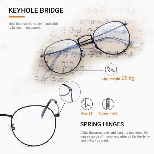 Photochromic Lens Blue Light Blocking Eyewear Glasses Frames