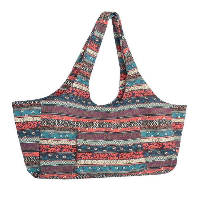 Extra Large Yoga Mat Carrying Bag With Side Pocket For Most Mat Sizes
