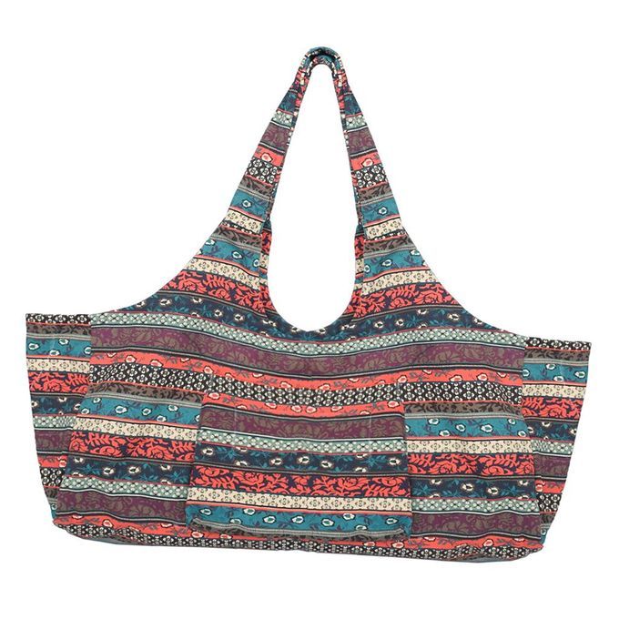 Extra Large Yoga Mat Carrying Bag With Side Pocket For Most Mat Sizes